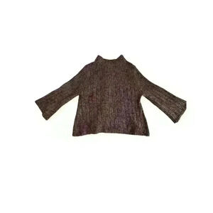 Habitat Purple Cardigan Button Down Sweater‎ With Pockets & Bell Sleeves XLX